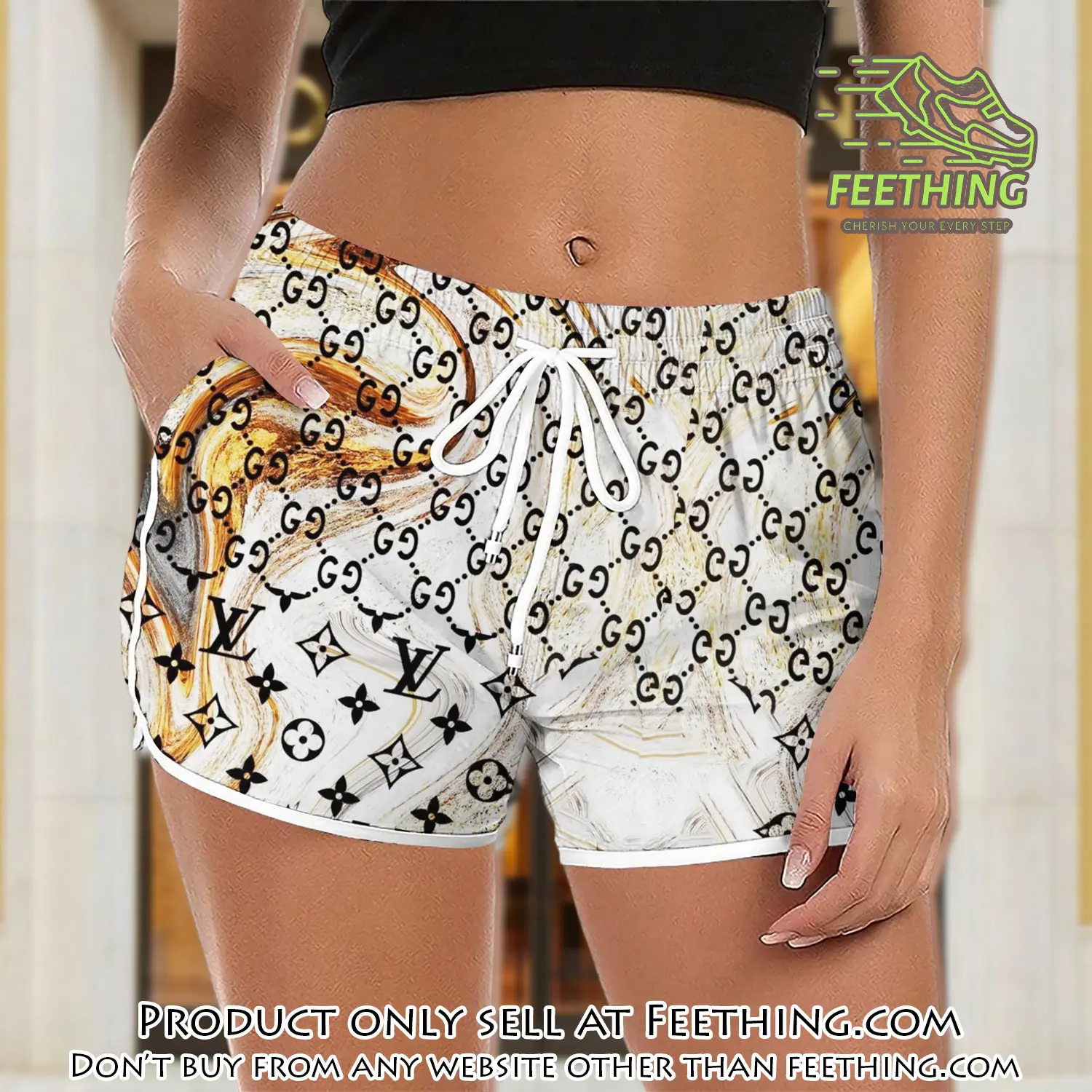 Limited edition lv women shorts lady beach shorts wms1023 ft5928462